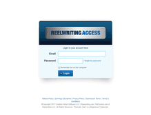 Tablet Screenshot of my.reelwriting.com